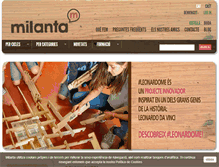 Tablet Screenshot of milanta.net
